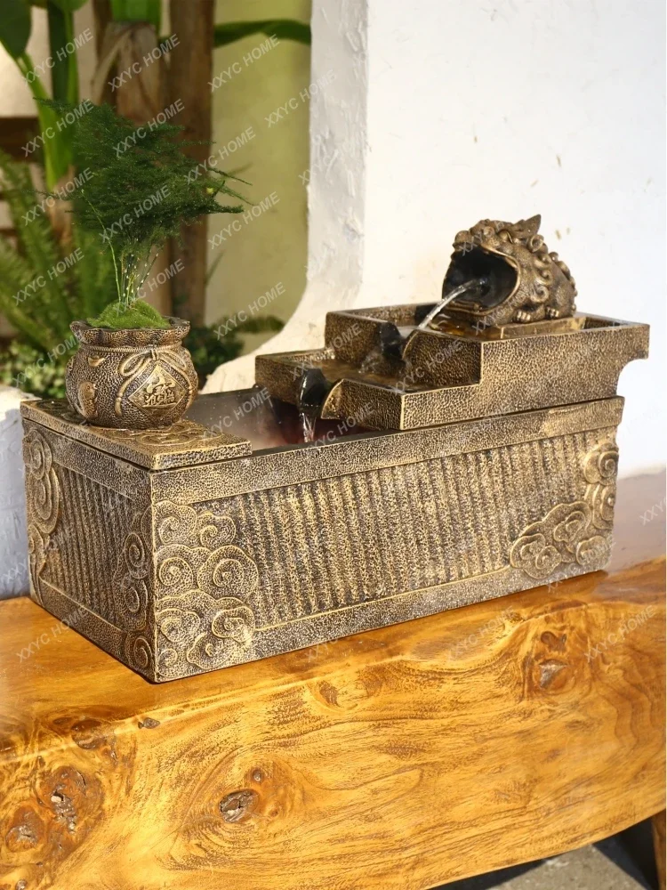 

Настольные высококачественные офисные украшения для гостиной в китайском стиле аквариум