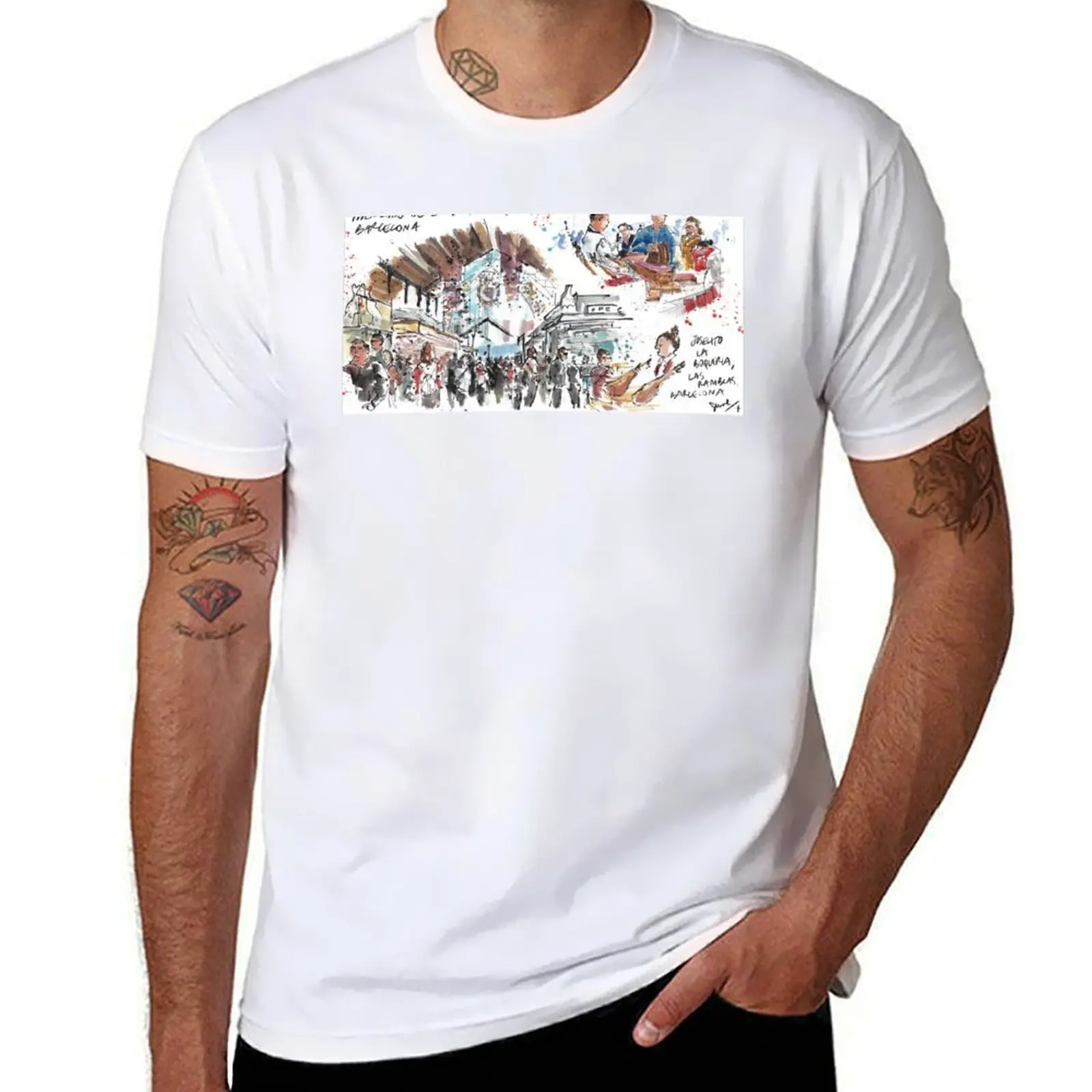 Camiseta Mercado y Joselito Montage camiseta esencial camiseta personalizada