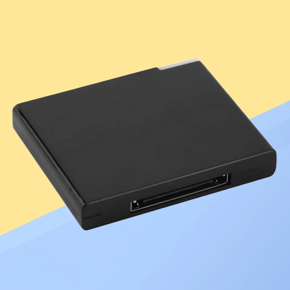 

Audio Receiver 30 Pin Dock Connector Black Mini Lightweight Portable Plug Play Wireless Music Adapter