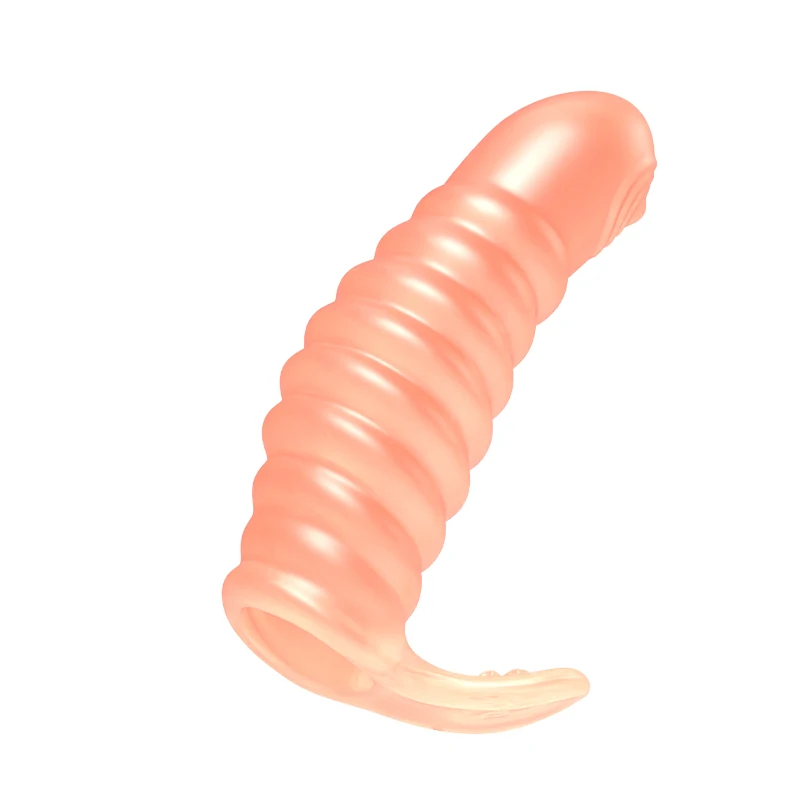 G Point Stimulation Finger Sleeves Clitoris Massage Sex Toys For Women Penis Rings Sex Delay Couples Games Delay Reusable Condom view 5