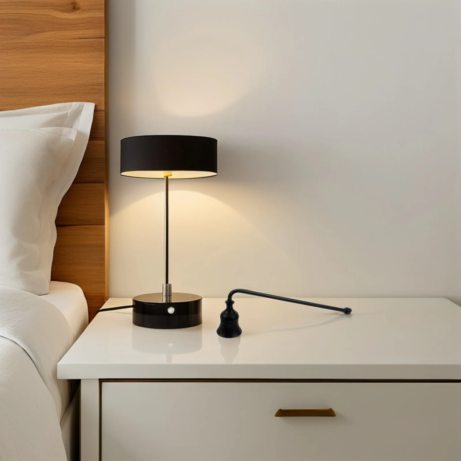 

Snuffer Aluminum Wick Flame Extinguisher Decorative Extinguishing Tool for Home Decor Romantic Dinner Wax Light