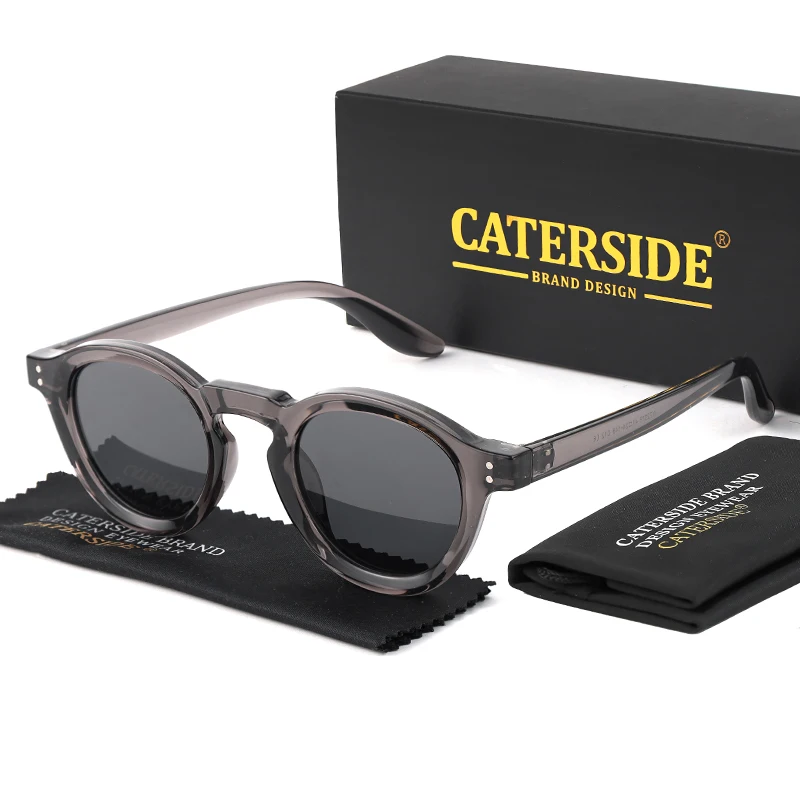 CATERSIDE Neue Polarisierte Sonnenbrille Männer Hochwertige TR90 Rahmen TAC Linsen Runde Sonnenbrille Frauen Fahren Reise Angeln Brillen – Detail 10