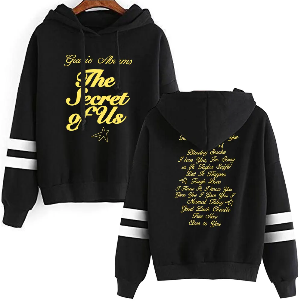 

Gracie Abrams The Secret of Us Tour 2025 Vintage 90s Pullover Hoodie Fashion Merch Pullover Sport Sweatshirt Streetwear