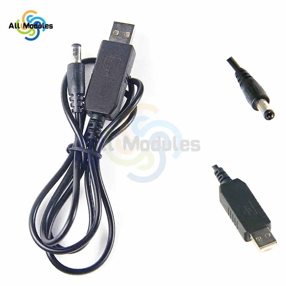 5V to 5V 9V 12V USB Conversion Cable Power Bank Connection Router Connection Cable Boost Cable with Switch Power Boost Line