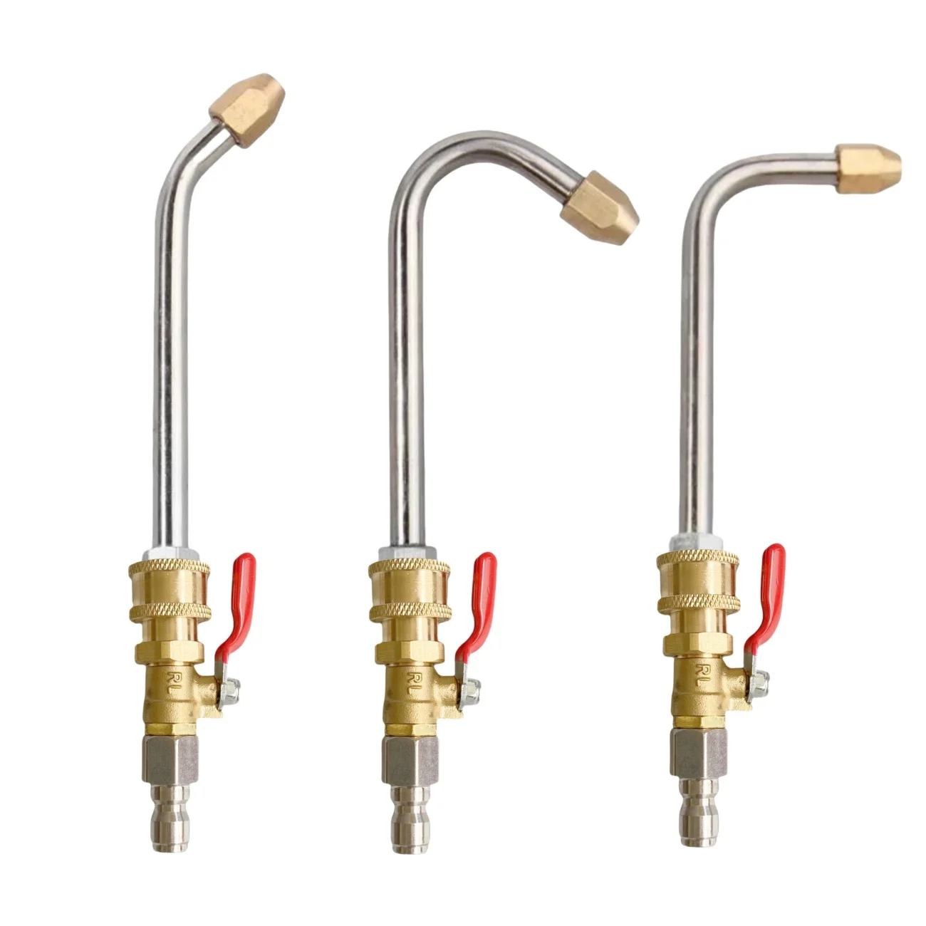 Car Wash Extension Wand Lance With Valve Switch On/Off High Pressure Sprayer 25 Degree Sector