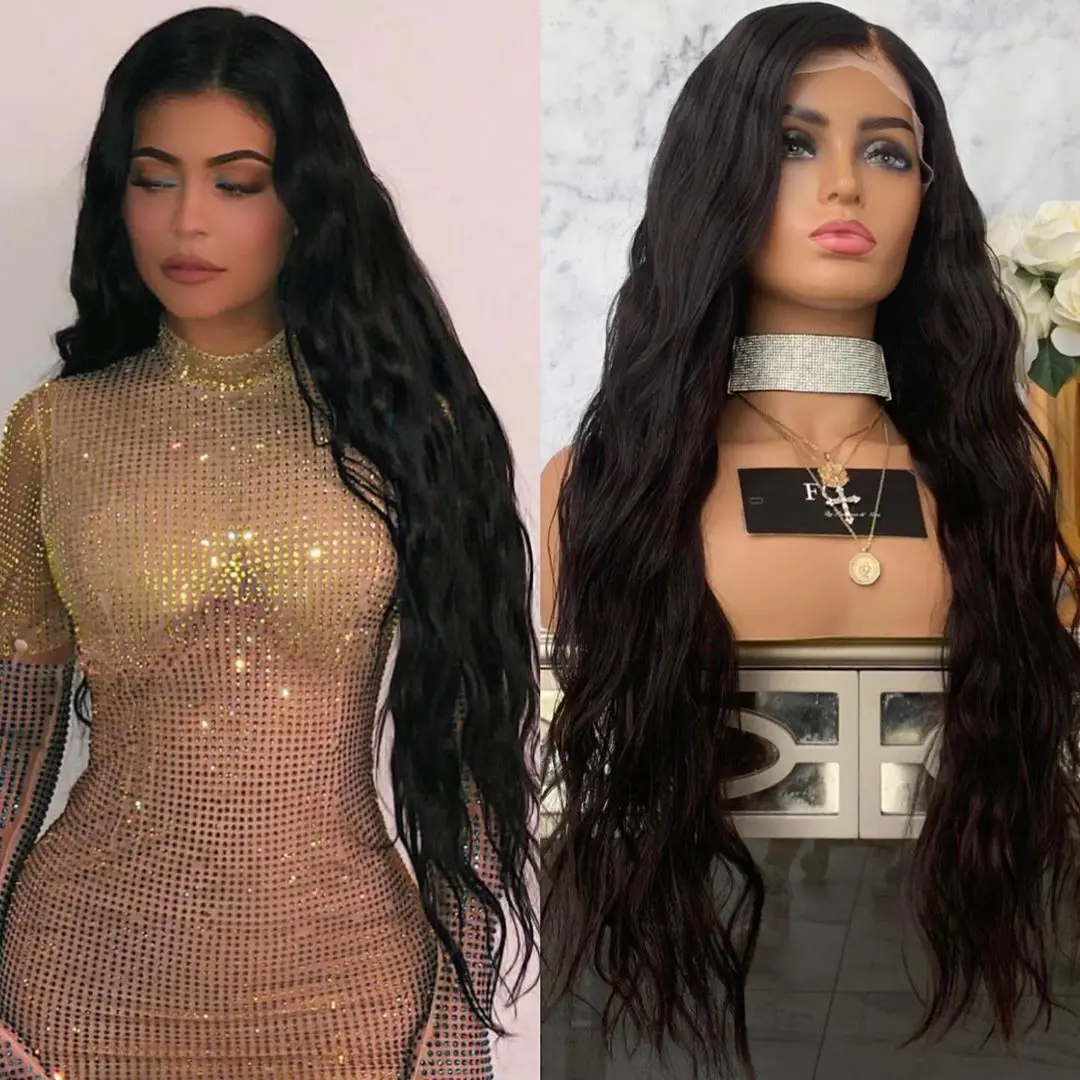 

1 парик из синтетического волокна, подходит для женщин - волнистая форма, подходит для повседневного ношения.