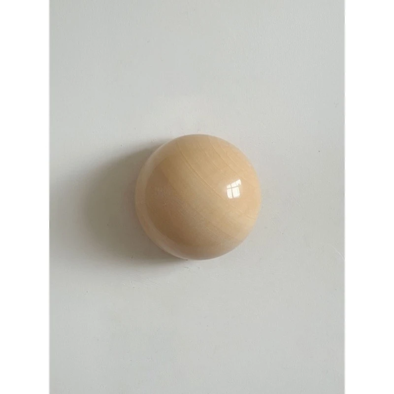 French Cream Style Natural Marble Wall Light Designer Half Round Jade Stone Lamp for Living Room Hallway