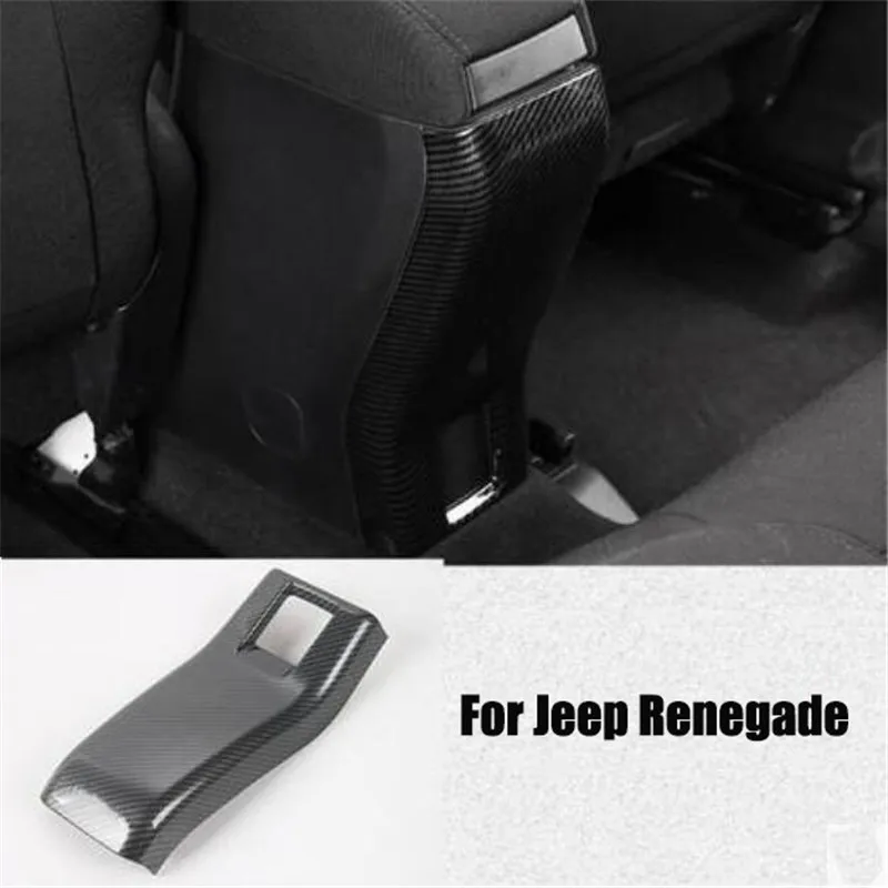 Car accessories ABS plastic Interior Center Console Armrest Box Back Panel Cover Trim For Jeep Renegade 2015-2019 Car-styling