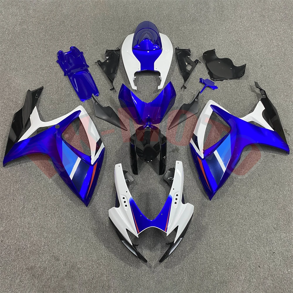 

Motorcycle Fairing Kit Fit For GSX-R 600 750 GSXR600 GSXR750 2006 2007 K6 K7 Bodywork Set High Quality ABS Injection Blue White