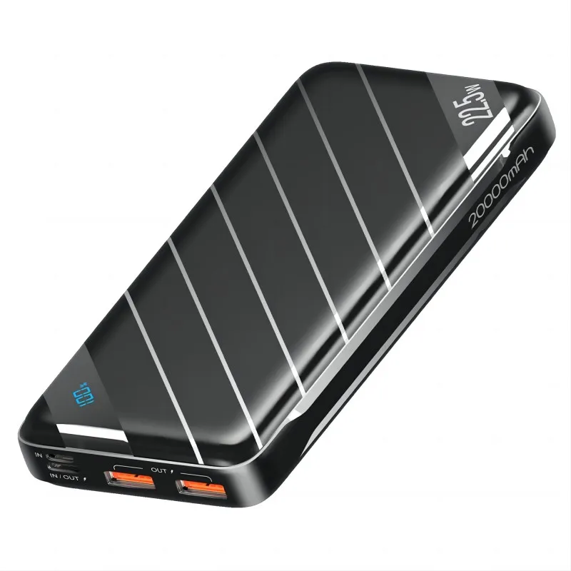 

High Capacity PowerBank with LED Display, Outdoor Spare Battery, PD20W, Fast Charge, Bidirectional, Xiaomi, iPhone, 20000mAh