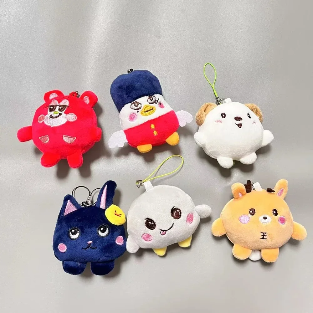 New Kpop FANCONRIIZINGDAY Mini Plush Keychain Lovely SHOTARO SUNGCHAN SOHEE Bag Ornaments Cute Car Key Charm Keyring Jewelry