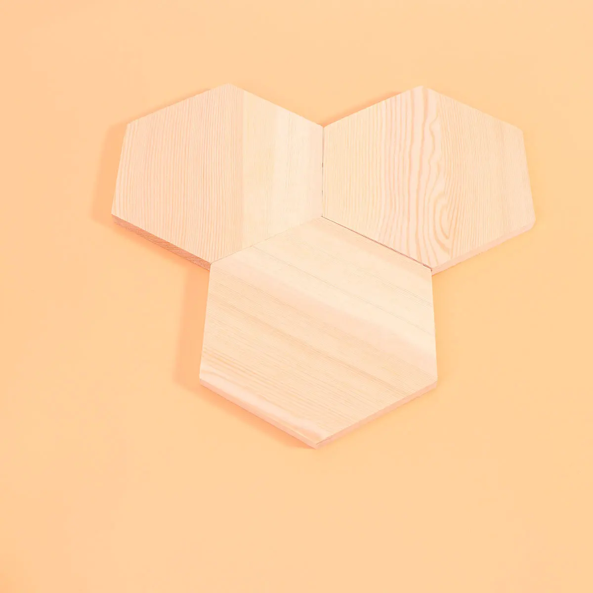 

10Pcs Wooden Craft Plank Polygonal Wood Block Natural Pine DIY Wood Blocks for Decorating Painting Party Favors Handmade