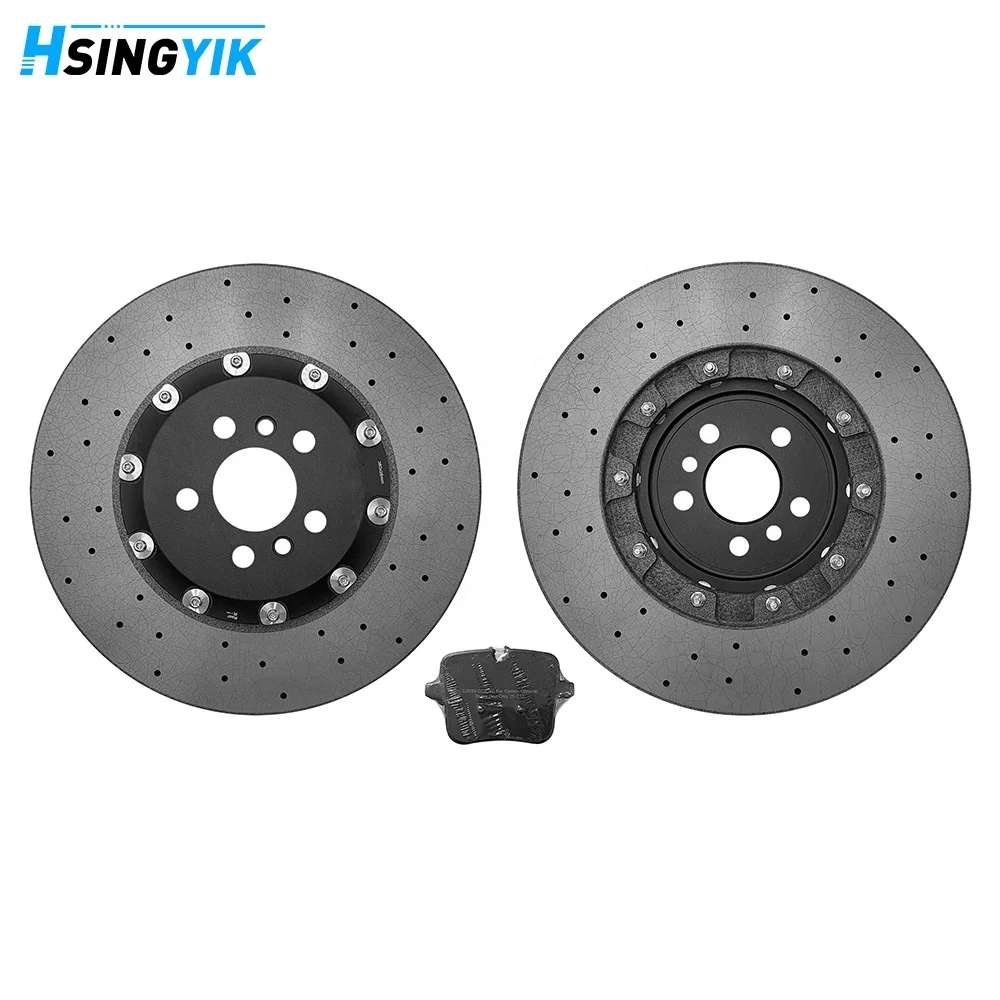 34217991103 Rear BMW 380MM 28MM CCB Brake Rotors Carbon Ceramic Disc For BMW