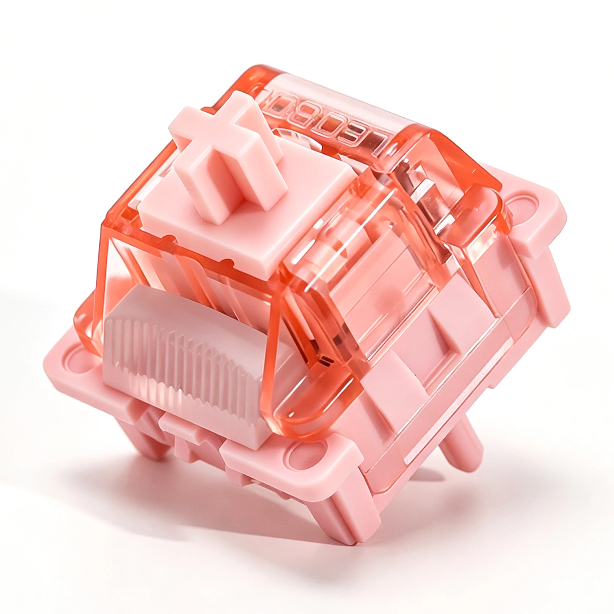 LEOBOG Feather Silent Switch 29gf 5-Pin Linear Creamy Switches für benutzerdefinierte DIY 60% Gaming mechanische Tastaturen mit POM-Stiel MX-Tastenkappen – Detail 4