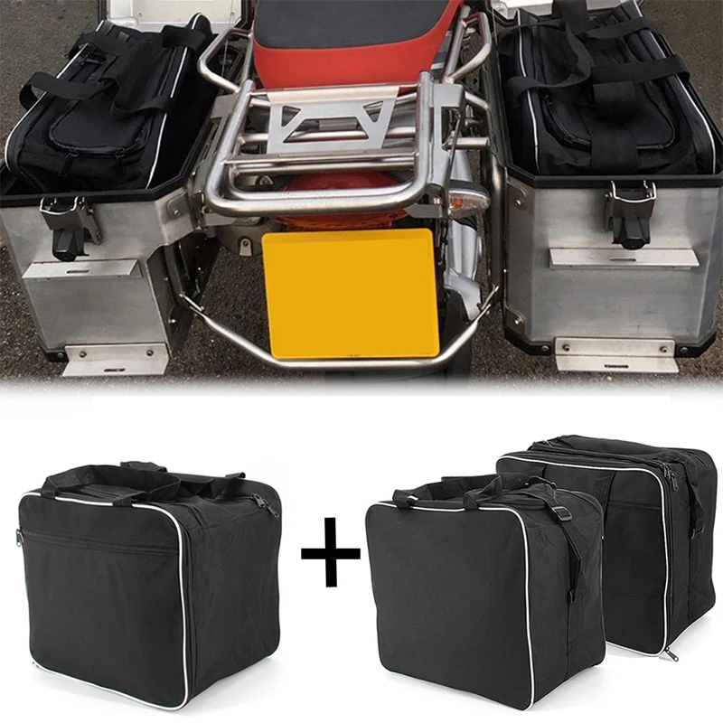 Motorcycle Luggage Bags FOR R1200GS ADV F800GS R1250GS R 1200 GS LC ADV Adventure Black Inner Bags 2013-2020