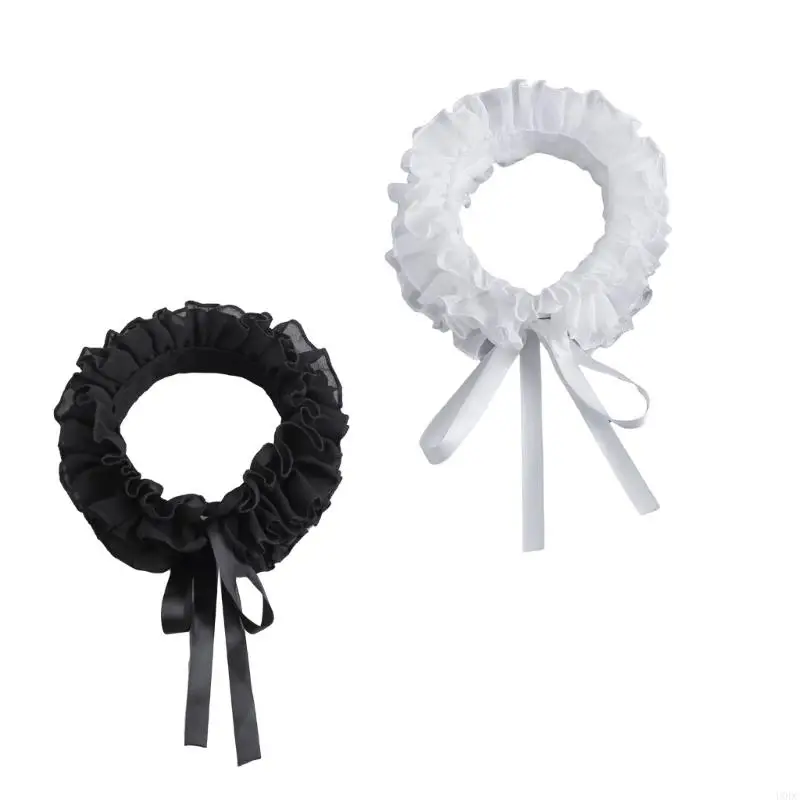 الفيكتوري تكدرت المختنق الياقة الزخرفية الدانتيل القرون الوسطى تأثيري Y166