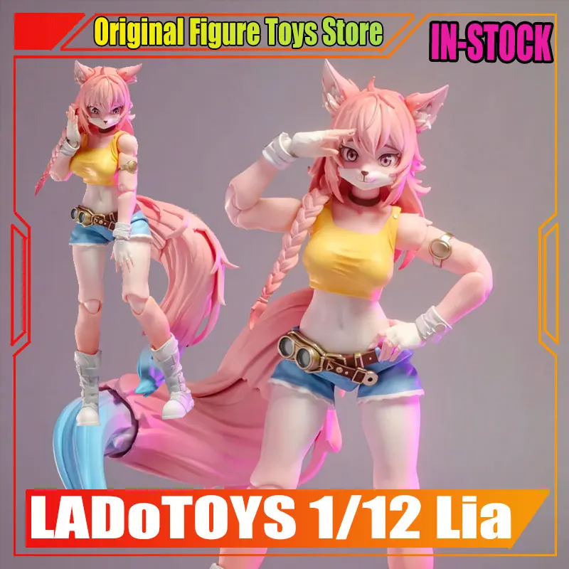 

In Stock LADoTOYS Magic Continent Leia-Candy Land Style 1/12 LiYa Alopex Movable Figure Pink Figure Model Collection Gift