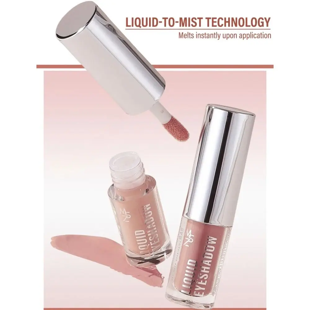 Low Saturation Liquid Eyeshadow Matte Shimmer Waterproof Formula Shimmer Eyeshadow Earth Tone Single Eyeshadow Natural Look