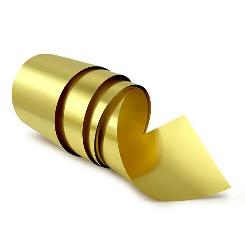 

1 Meter H62 Brass Foil Strip 0.05-1mm Thick 5-200mm Wide 1 Meter Length Ultra Thin Copper Alloy