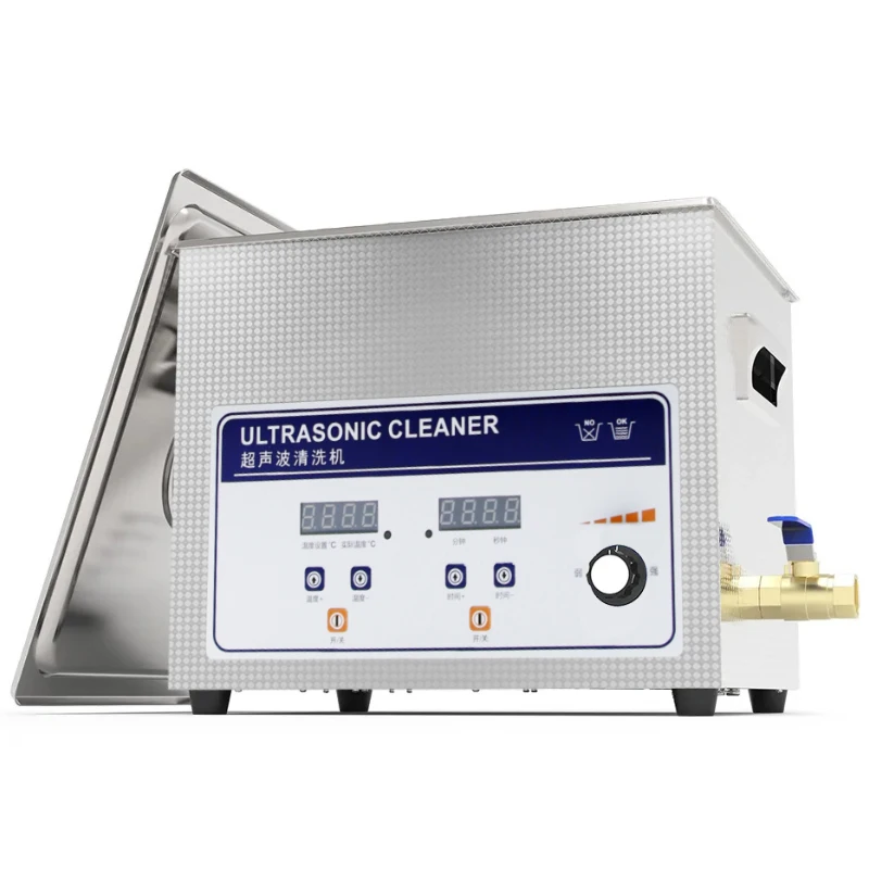 Benchtop Power Adjustable 6.5L 1.7Gal AU US Ultrasonic Cleaning Machine Lab Beaker Cleaner Home Household Ultrasound Washer