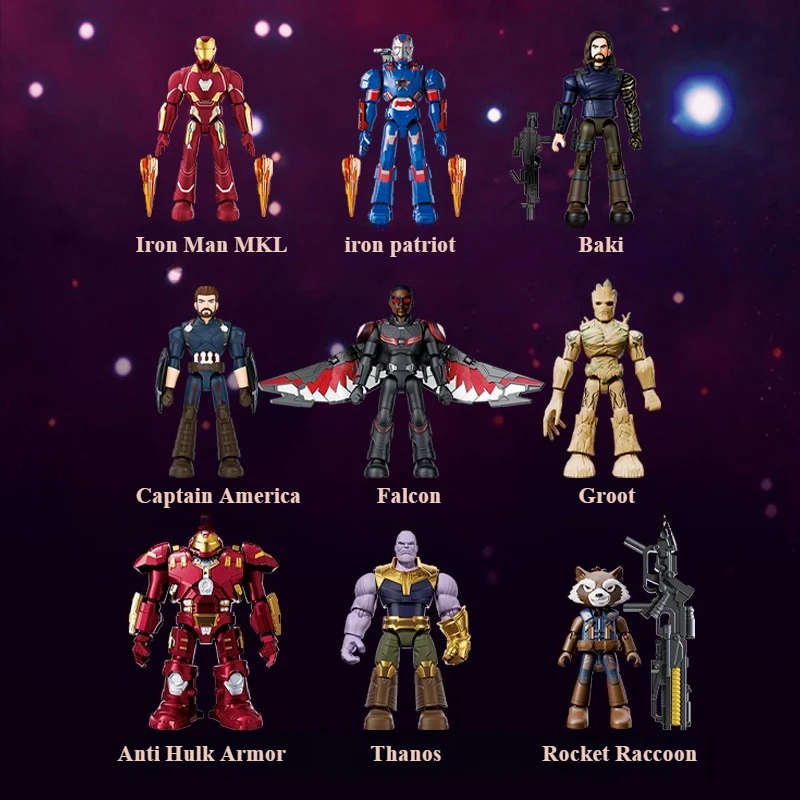 BLOKEES Bouwsteen Beeldje Speelgoed Blind Bo Bouwsteen Assemblagemodel kinderen Verjaardagscadeau Speelgoed Desktop Decoratie Ornament