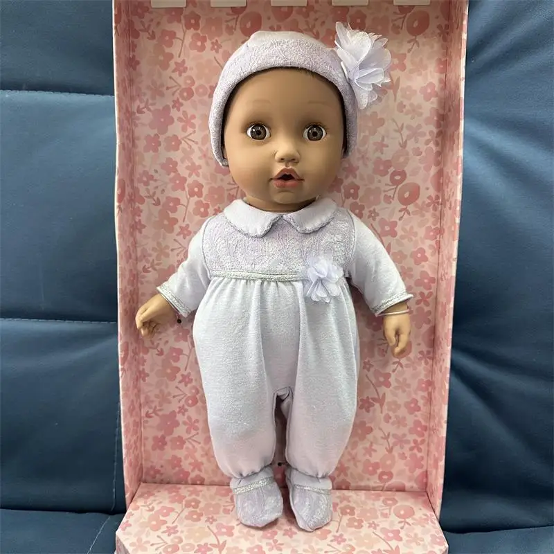 

16-inch African American Doll Baby So Sweet Brown Eyes Soft Body Doll With Cloth