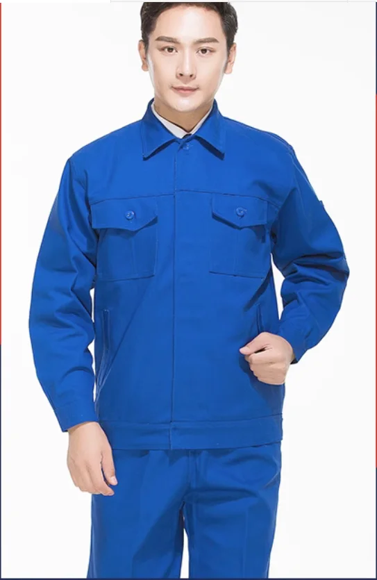Pure cotton anti scald labor protection flame retardant work clothes