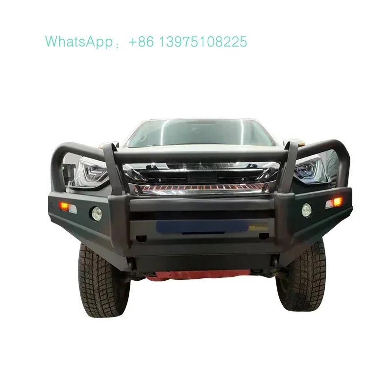 

Carbon steel off-road bumper 4x4 vehicles, compatible with D-Navara 2014-2021, direct factory installation.