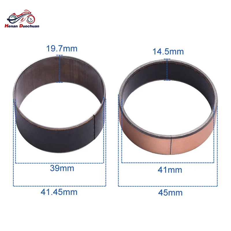 41mm Motorcycle Front Fork Bushing Copper for Honda CB CBF CBR CL SCL CMX NX 500 599 NTV XL 600 FX NT SLR 650 CTX NSA NC 700 - view 2