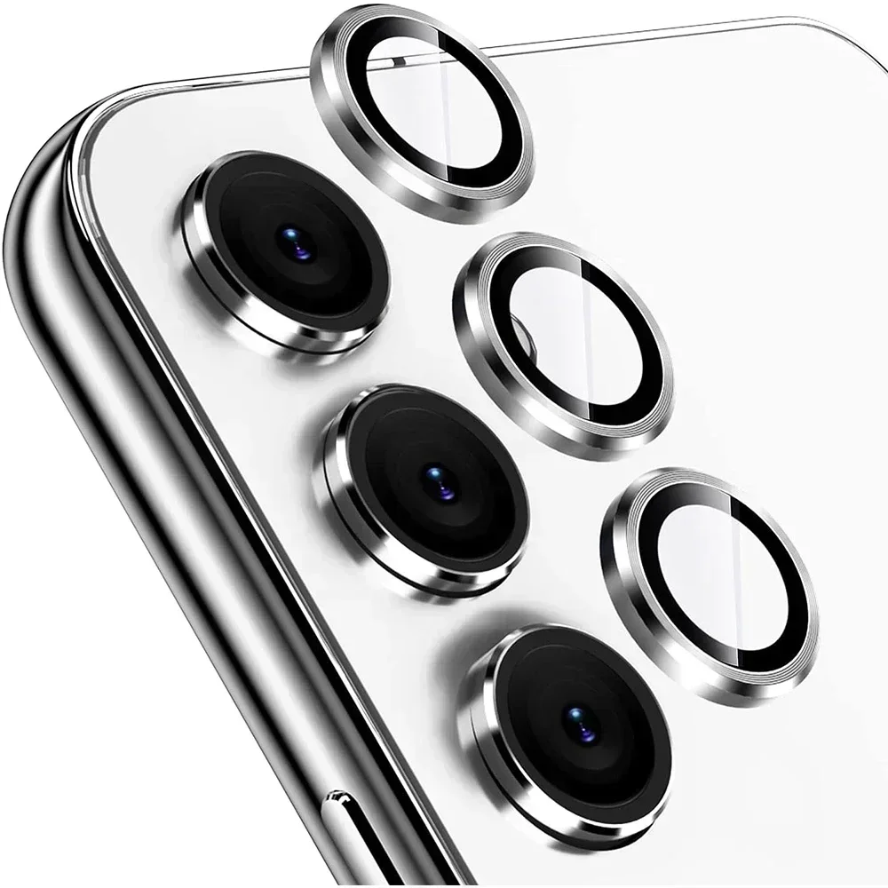 เคสป้องกันเลนส์กล้องกระจกเทมเปอร์สำหรับ Samsung Galaxy A15 A25 A35 A55 A14 A24 A34 A54 S24อุปกรณ์เสริมโทรศัพท์พิเศษ