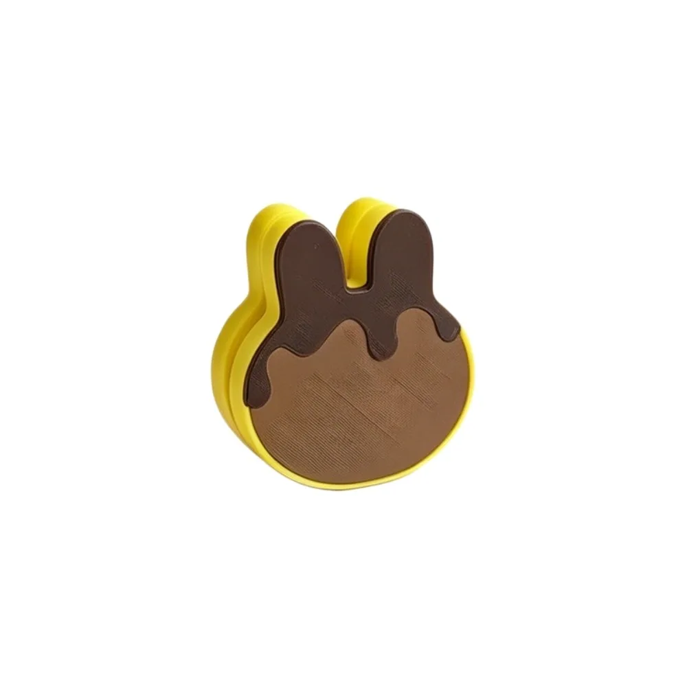 Funny Food Shape Toast Keyboard Clicker Squeeze 3D Printed Dessert Cheese Keyboard Cartoon Finger Press