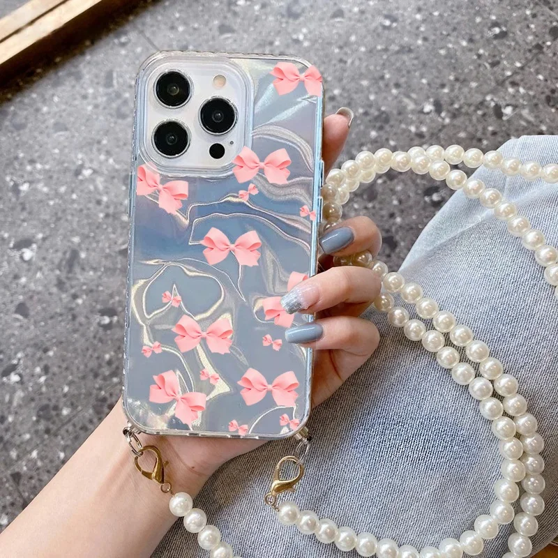 Bow Pearl Chain Cas… - image