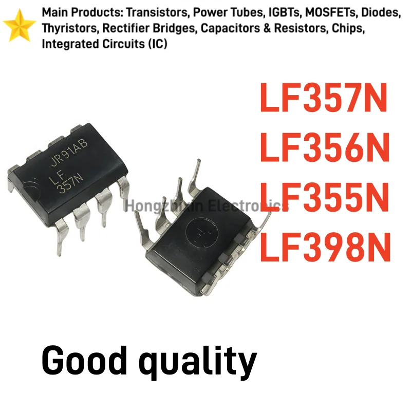 10PCS NEW LF357N LF356N LF355N LF398N DIP Direct insertion operational amplifier chip
