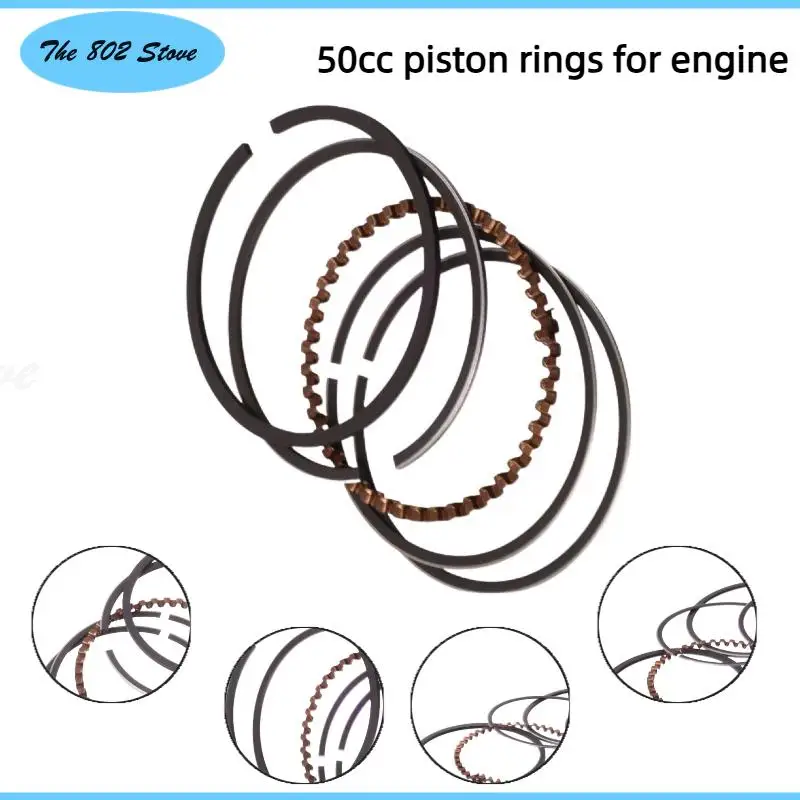 

Motorcycle Piston Kit Cylinder Kit Piston Ring for GY6-50 STD Refitted Enlarged Gasket Kit Set