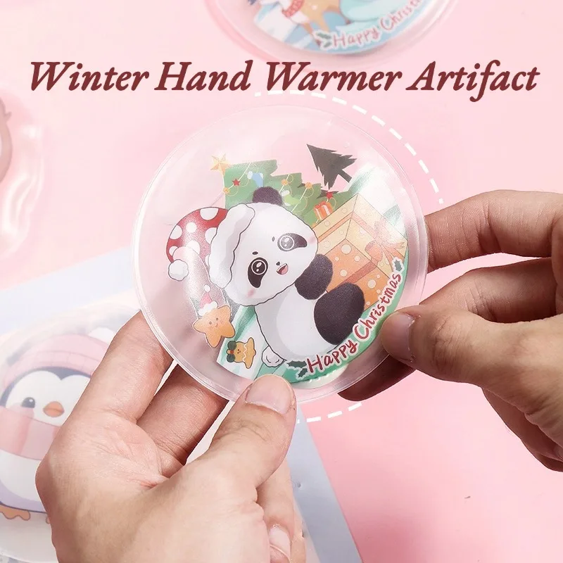 Mini Cartoon Portable Hand Warmer Hand Winter Keep Warm Reusable Gel Hand Warmer Quick Heating Water Bags Warm Handbag