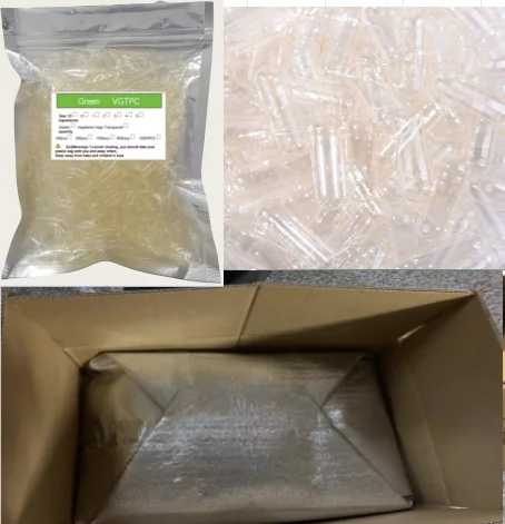 Retail packaging size 00# 0# 1# 2#3#4# Separated Vegetarian empty  Vega transparent Vegetable Vegan  Health
