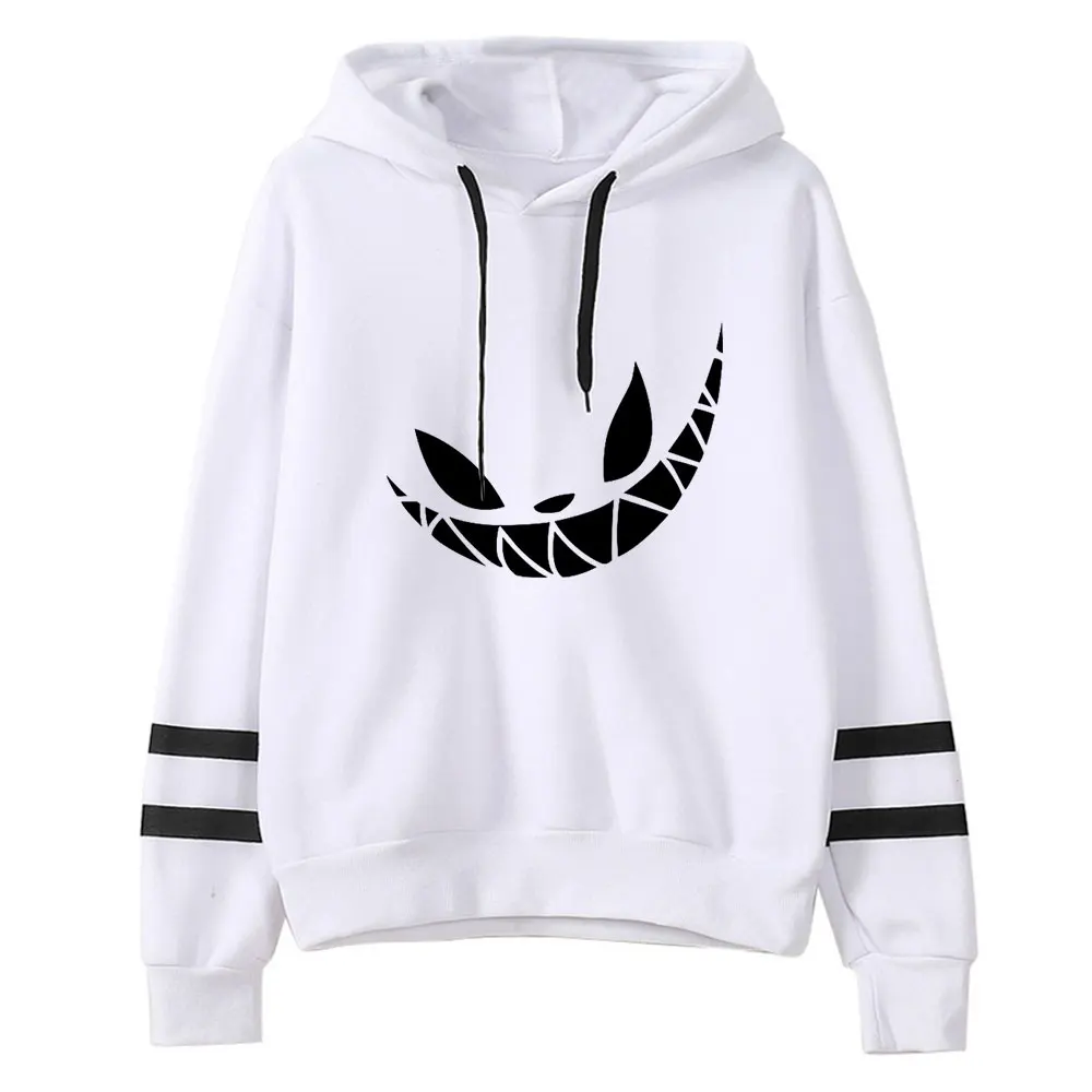 Evil Smile Merch Rubius Pocketless Parallel Bars Sleeve Sweatshirt Pocket Drawstring HipHop Pullover Long-Sleeved Top