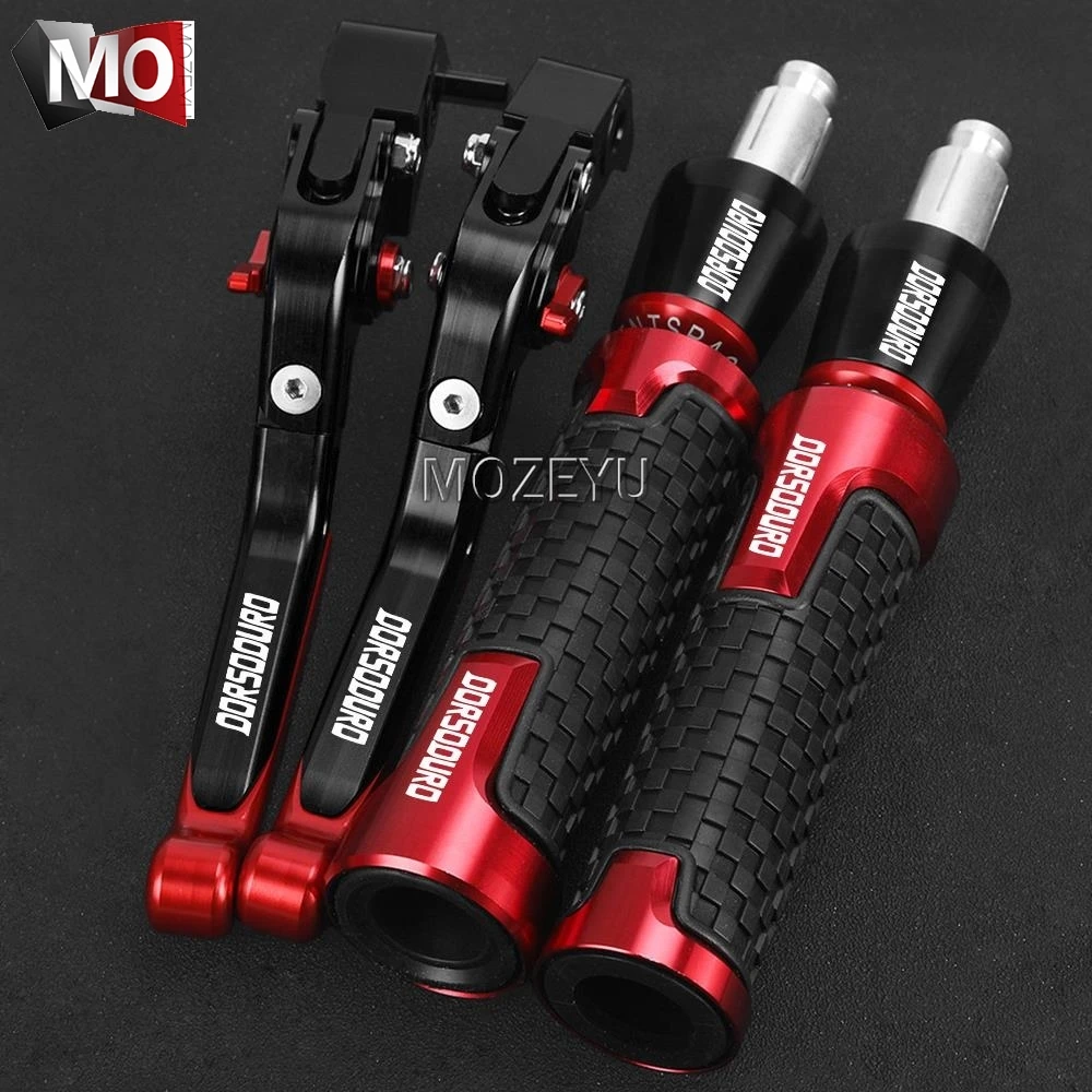 

For APRILIA DORSODURO 1200 2011 2012 2013 2014 2015 Motorcycle Adjustable Brake Clutch Levers Handlebar grips Hand bar ends plug