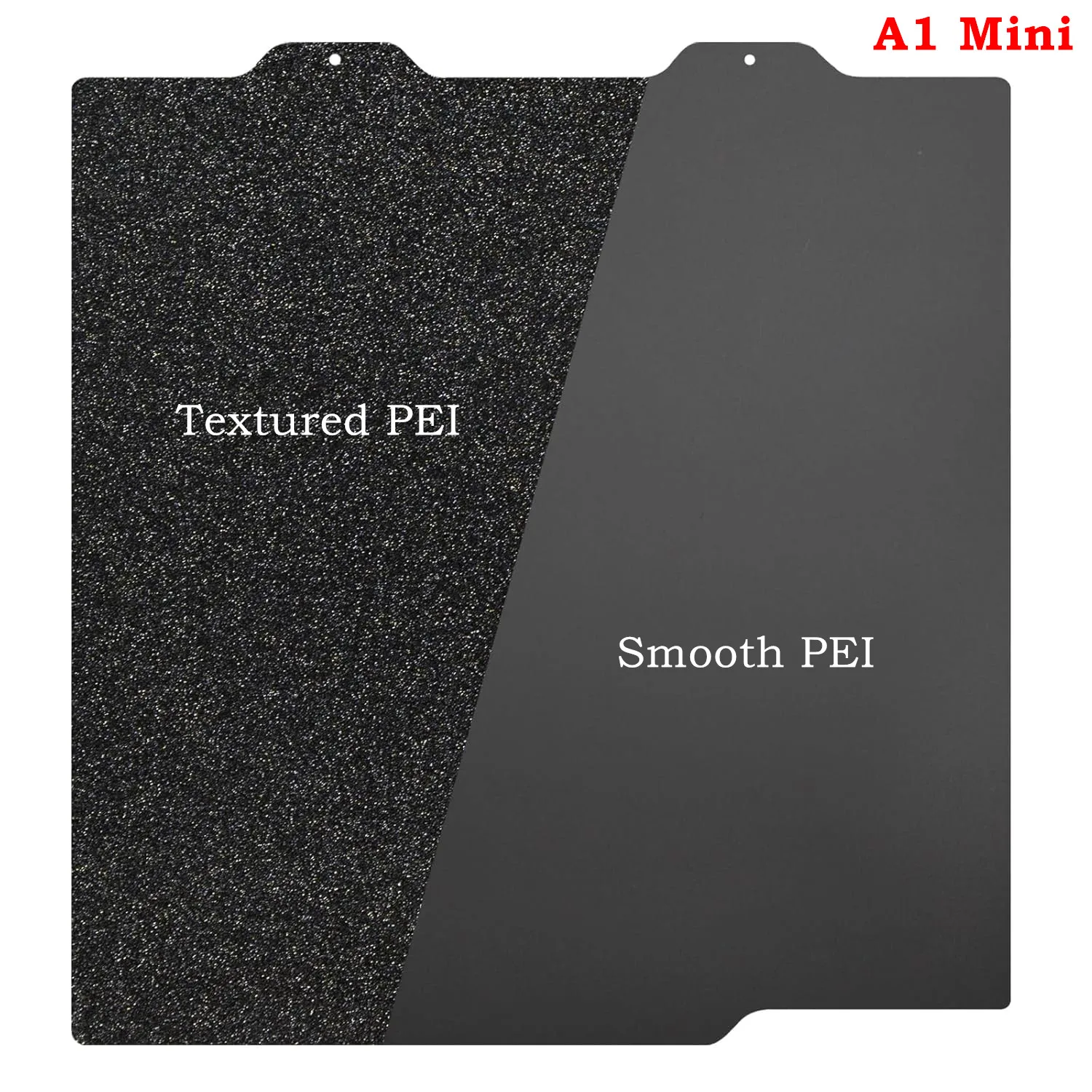 

A1 Mini Build Plate Black PEI Bed for Bambu Lab A1 Mini Double Sided Smooth Textured PEI Flexible Steel Sheet Strong Adhesion