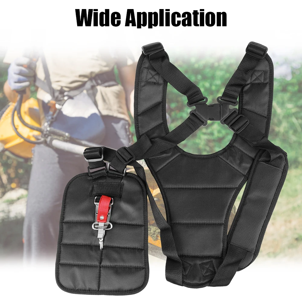 Adjusted Band Double Trimmer Shoulder Power Pruner For Brush Cutter & Trimmer Garden Lawn Mower Harness Strap Belt