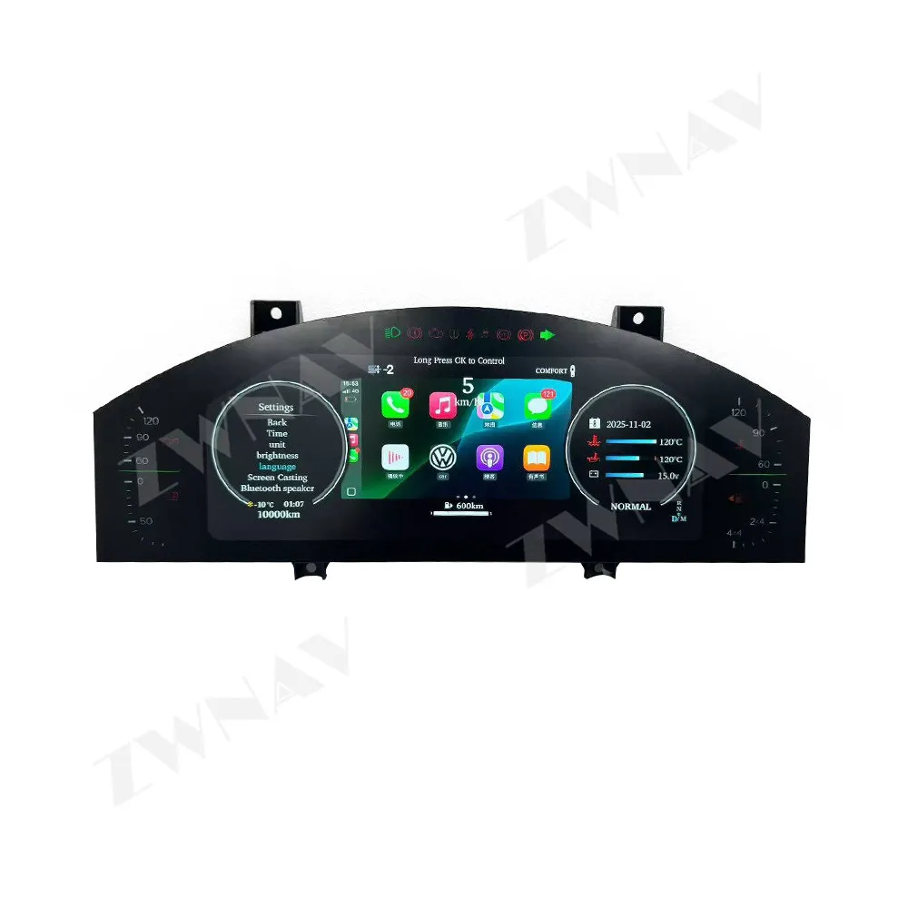 

Цифровой приборный кластер для Porsche Cayenne 2002-2009, ЖК-дисплей виртуального вождения, кабинет, виртуальный спидометр, датчик приборной панели