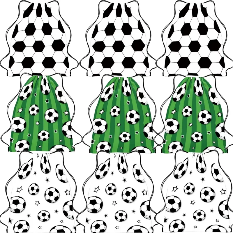 6/24 قطعة كرة القدم حمل حقيبة الرباط حقيبة الكرتون كرة القدم الرياضة المحمولة حقيبة التخزين Kawaii دوك هدسون جيوب حقيبة حقيبة هدايا الحفلات