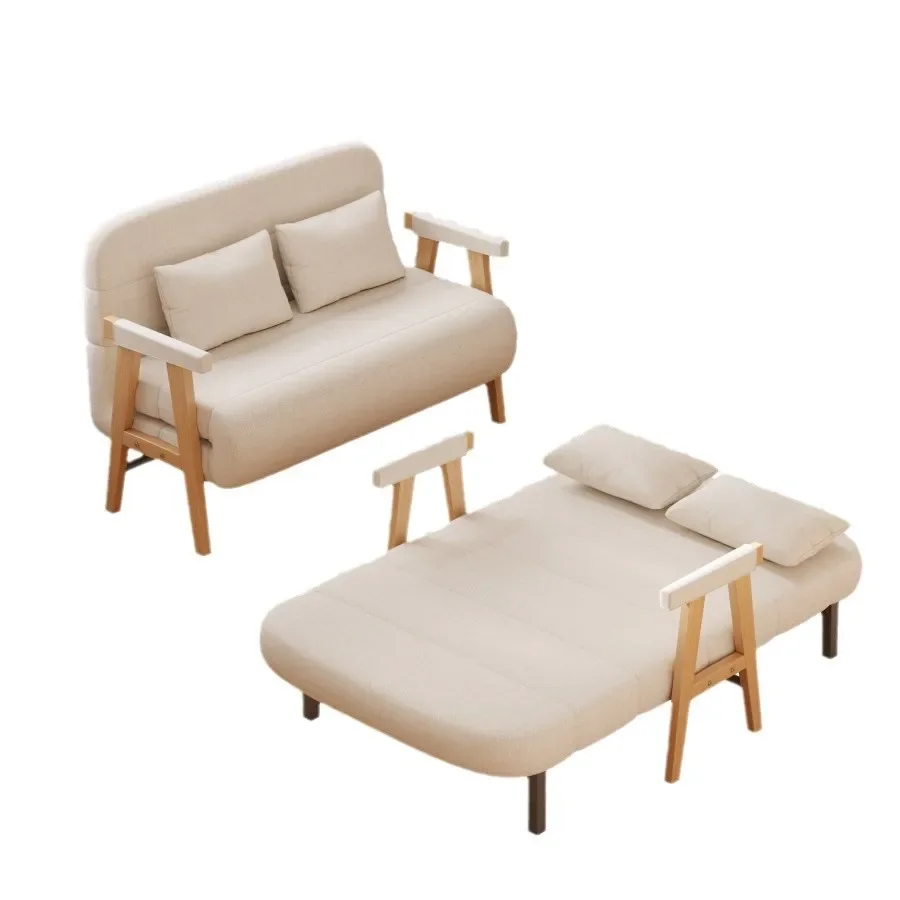 Lazy folding sofa bed integrated dual-purpose small apartment does not take up space single multi-functional retractable