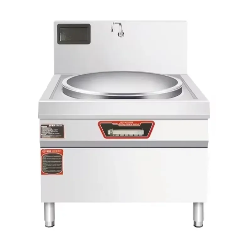 Commercial 15kW Induction Cooker 380V Single Large Pan Restaurant Kitchen Equipment Heavy Duty Electric Stove for Business