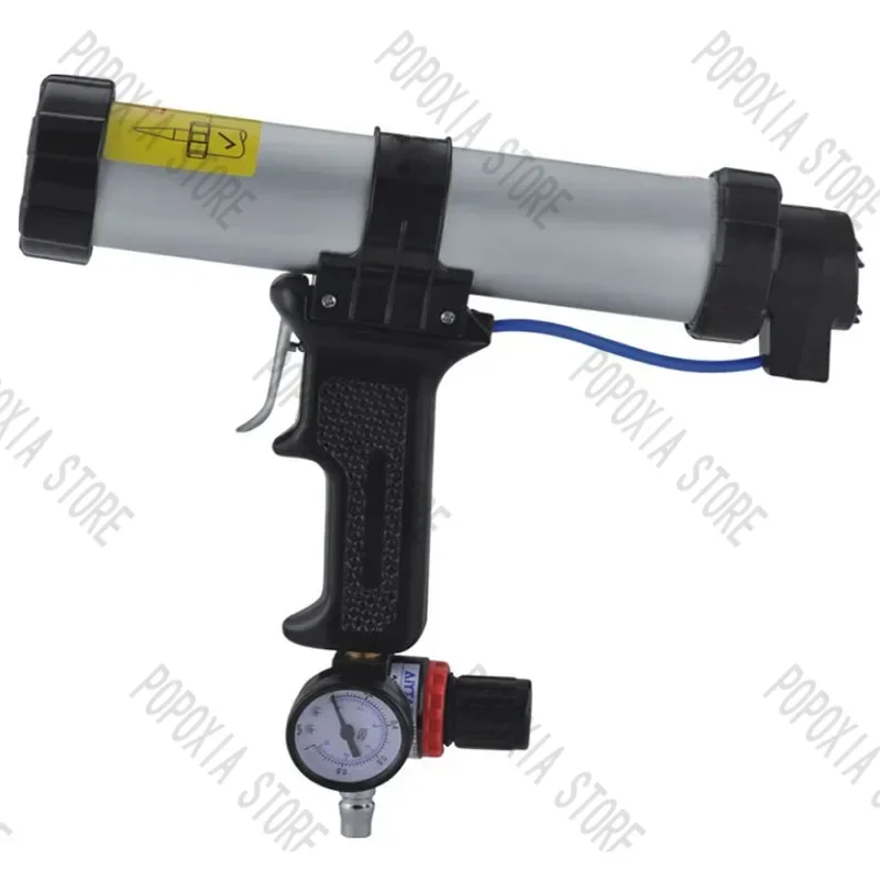 

New Arrival 310ML Cartridge Type Pneumatic Glue Gun 21.5-22.5CM 6 Bar Working Pressure Glass Caulking +Control Valve