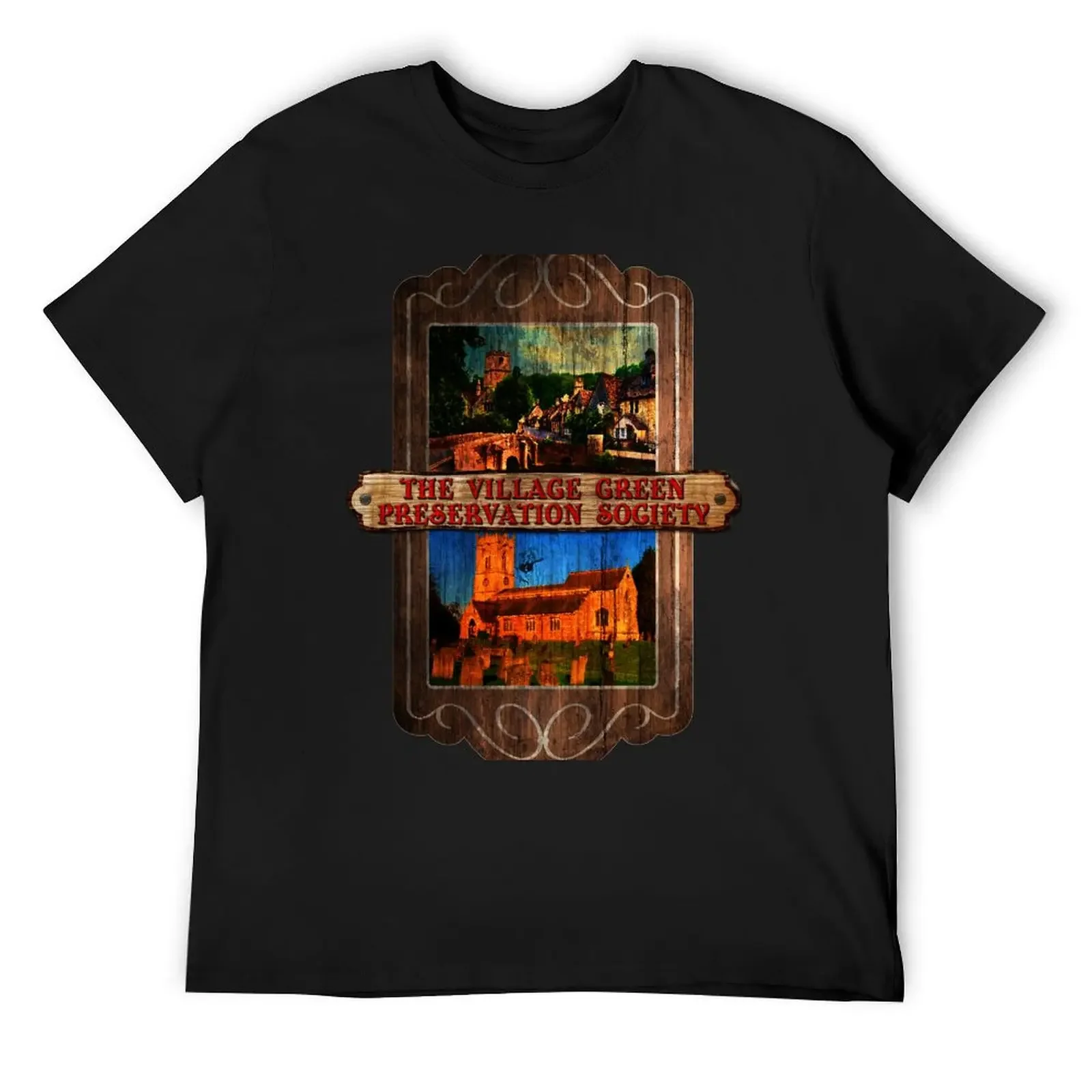 

The Kinks - Village Green Preservation Society T-Shirt customizeds sublime t shirt men 100℅ cotton