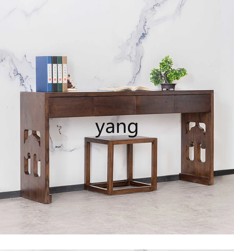 

LH New Chinese-style cabinet Old elm porch table Antique desk