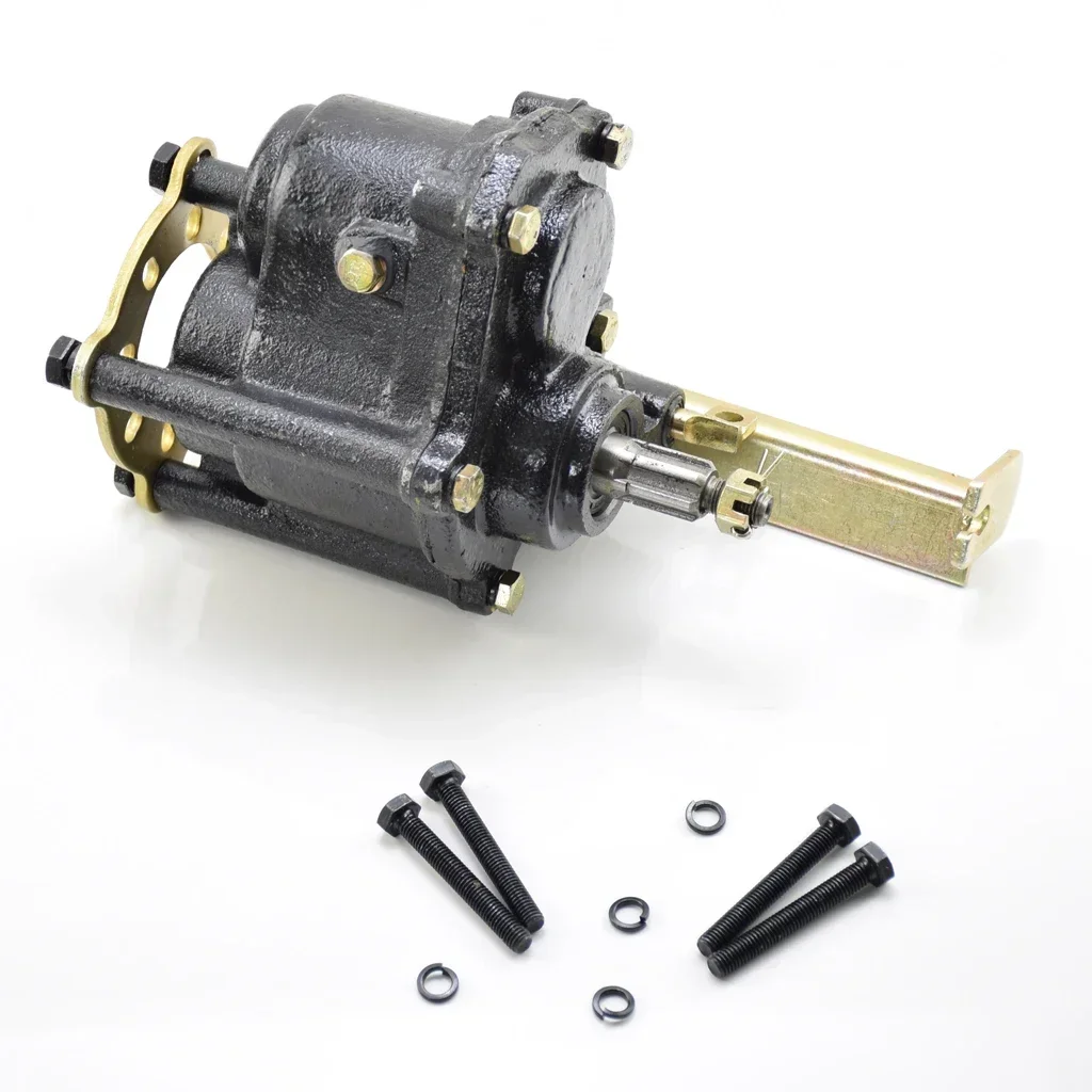 High load uphill Lower Speed Electric Tricyce Transmission Gear Box Drive Case 3 Wheeler Shaft Transfer