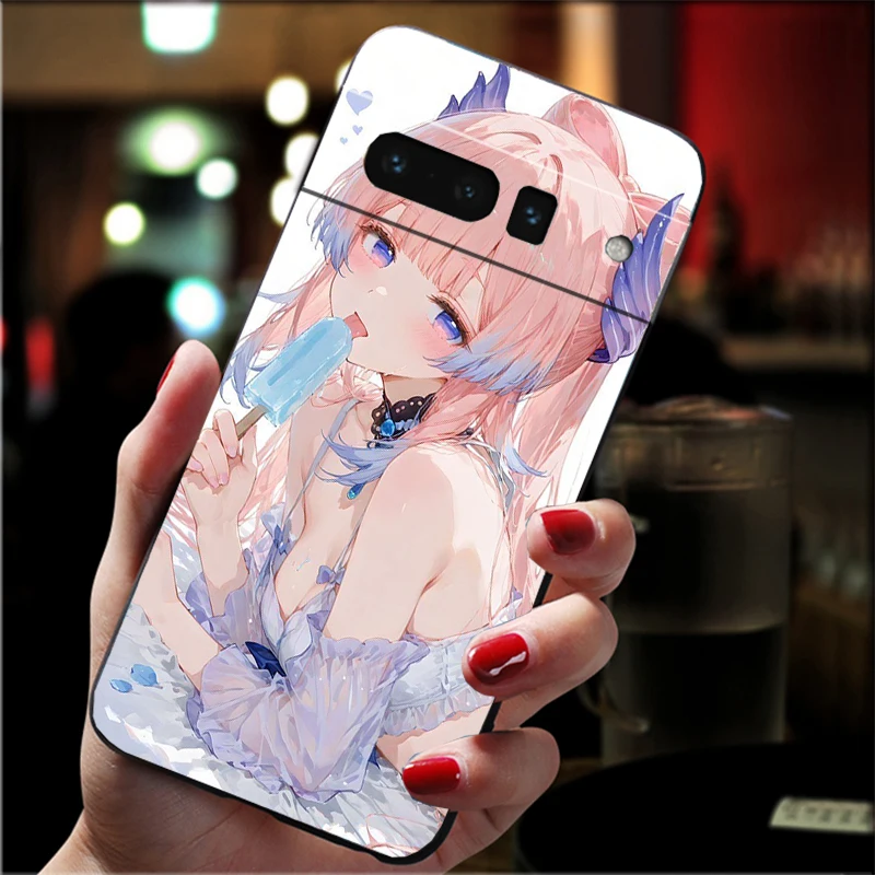 

Phone Case For Google Pixel 10 9 Pro XL 9A 8 7 6 Pro Pixel 8A 7A 6A Pixel 8 7 6 5 Anime kawaii girl