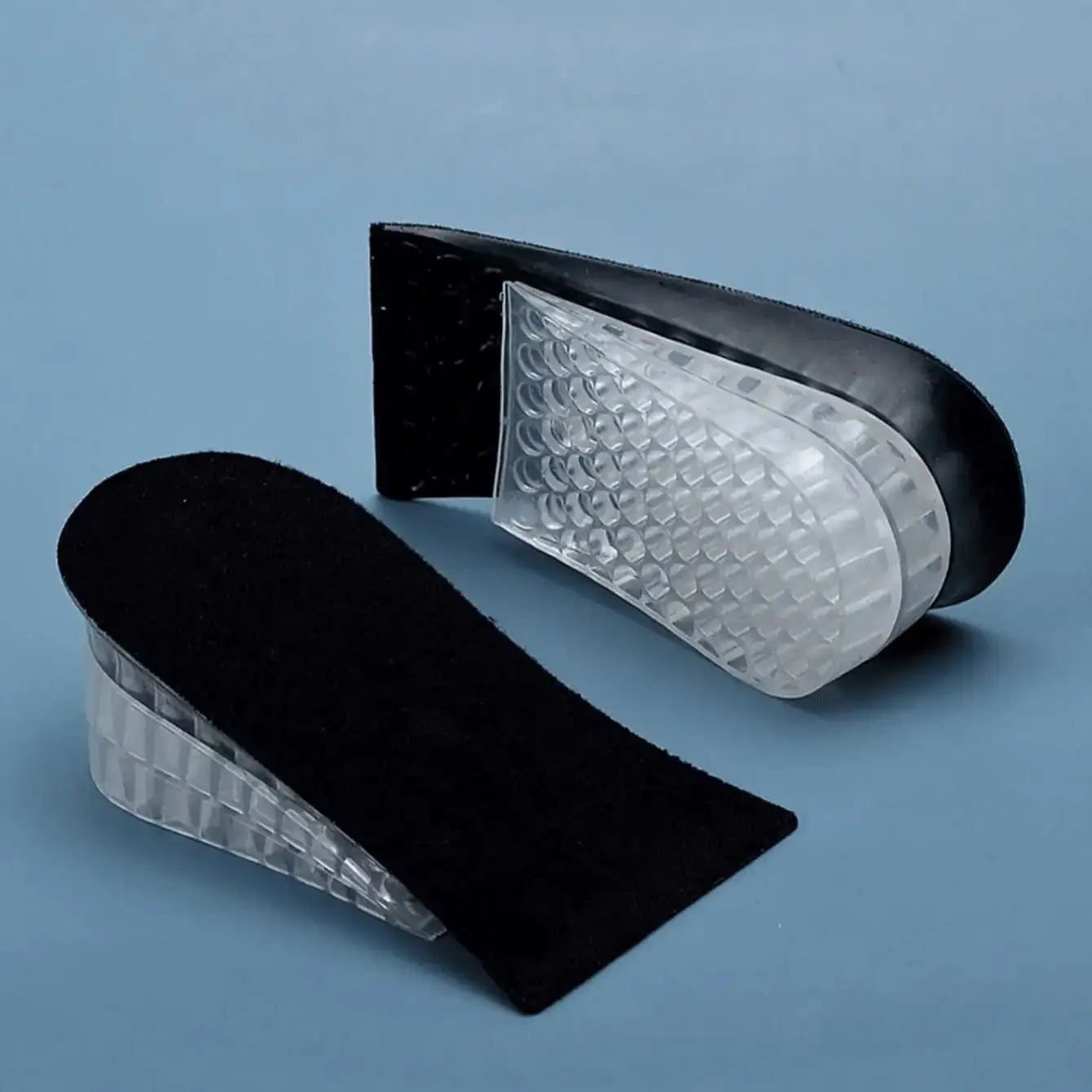 Silicone Height Increasing Insoles for Men & Women, Invisible Cushioned Half Pads, Soft & Comfortable for Sneakers & Daily Wear